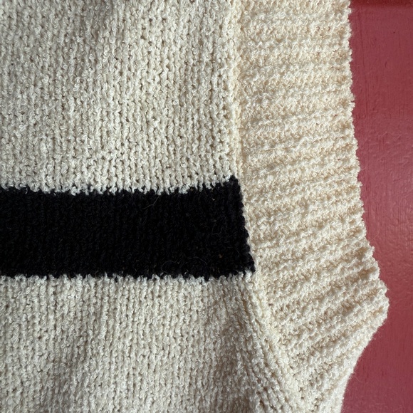 Free People Santa Monica Vest in Black & White Combo - Picture 3 of 5